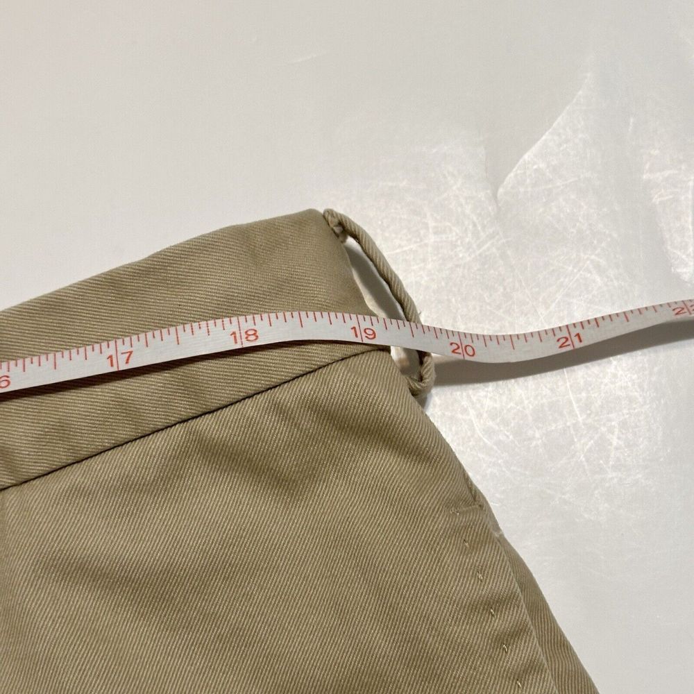 Peter Millar Khaki Shorts Mens Size 38 Beige Performance Golf Activewear Chino - Picture 4 of 9